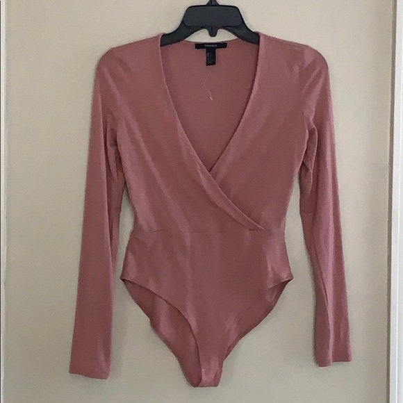 Forever 21 Tops - Brand New Dusty Pink Body Suit!